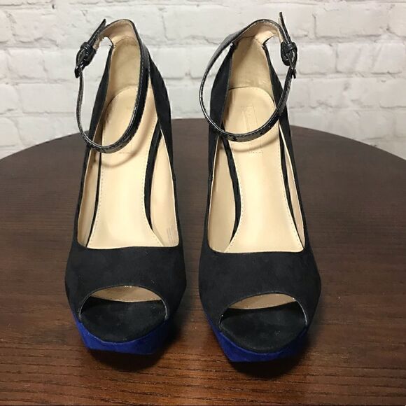 37 TRAFALUC suede open toe ankle strap sandals - Picture 8 of 8